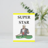 Carte Postale billard (Debout devant)