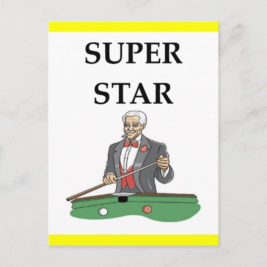 Carte Postale billard (Devant)