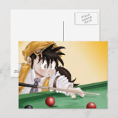 Carte Postale Billard (carte postale) (Devant / Derrière)