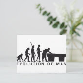 Carte Postale billard d'évolution (Debout devant)
