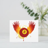 Carte Postale billard hi-fi (Debout devant)