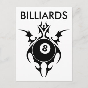 Carte Postale billard tribal