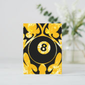 Carte Postale billard. tribal. (Debout devant)