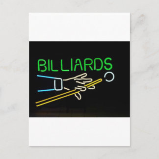 Carte Postale billards
