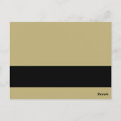 Carte Postale Billet cadeau Eyelash Gold Wings Black (Dos)