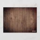 Carte Postale Billet du Mariage budgétaire Mason Jar Russe (Dos)