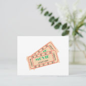 Carte Postale Billet vidéo (Debout devant)