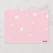 Carte Postale Billets de rabat pour bébé (Dos)