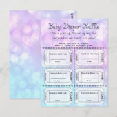 Carte Postale Billets de rabat pour bébé (garçon ou fille) (Devant / Derrière)