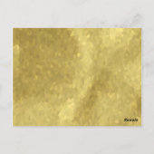 Carte Postale Billets Golden Glam Raffle (Dos)