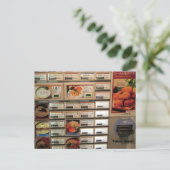 Carte Postale Billets repas au Japon (Debout devant)