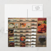 Carte Postale Billets repas au Japon (Devant / Derrière)