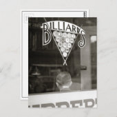 Carte Postale Billiards Hall, 1938 (Devant / Derrière)