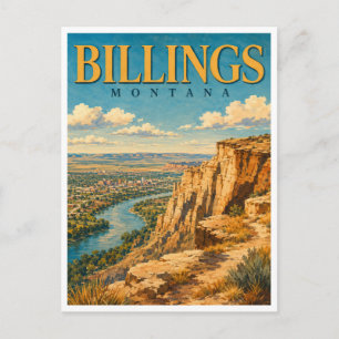 Carte Postale Billings Montana The Rims GeoSaga