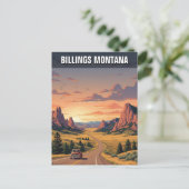 Carte Postale Billings Montana Travel (Debout devant)