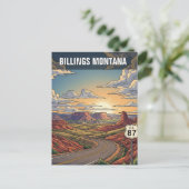 Carte Postale Billings Montana Travel (Debout devant)