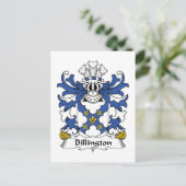 Carte Postale Billington Family Crest (Debout devant)