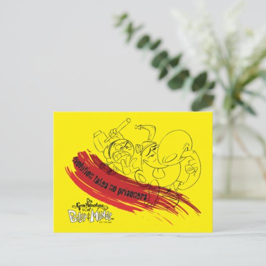 Carte Postale Billy & Mandy - L'évolution ne prend pas de prison (Debout devant)