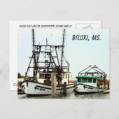 Carte Postale Biloxi, Mme Postcard (Devant / Derrière)