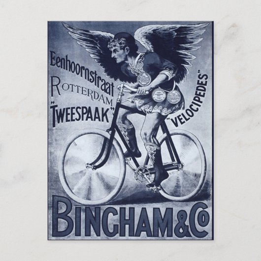 Carte Postale Bingham & Co. Velocipedes (Devant)