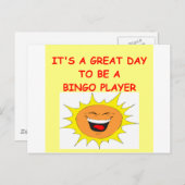 CARTE POSTALE BINGO (Devant / Derrière)