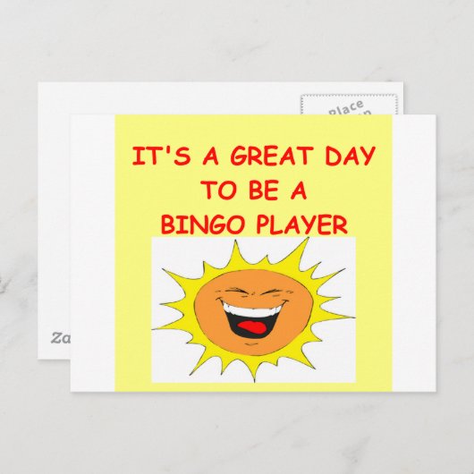 CARTE POSTALE BINGO (Devant / Derrière)