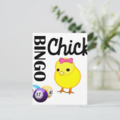 Carte Postale Bingo Chick (Debout devant)