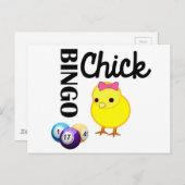 Carte Postale Bingo Chick (Devant / Derrière)
