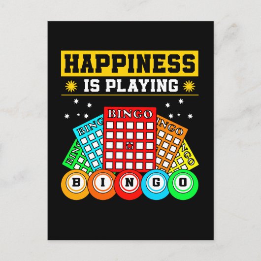 Carte Postale Bingo Jeu de Bingo (Devant)