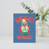 Carte Postale Bingo Queen - Personnaliser (Debout devant)