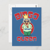 Carte Postale Bingo Queen - Personnaliser (Devant / Derrière)