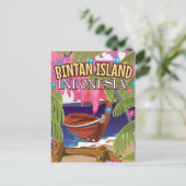 Carte Postale Bintan Island Indonésie affiche voyage (Debout devant)