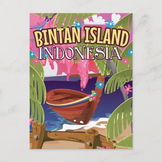 Carte Postale Bintan Island Indonésie affiche voyage (Devant)