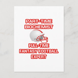 Carte Postale Biochimiste .. Expert en football Imaginaire
