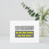 Carte Postale Biochimistes...plus intelligents (Debout devant)
