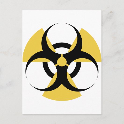 Carte Postale Biodangerosité radioactive (Devant)