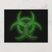 Carte Postale Biodangerosité verte (Devant)