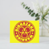 CARTE POSTALE BIOHAZARD (Debout devant)