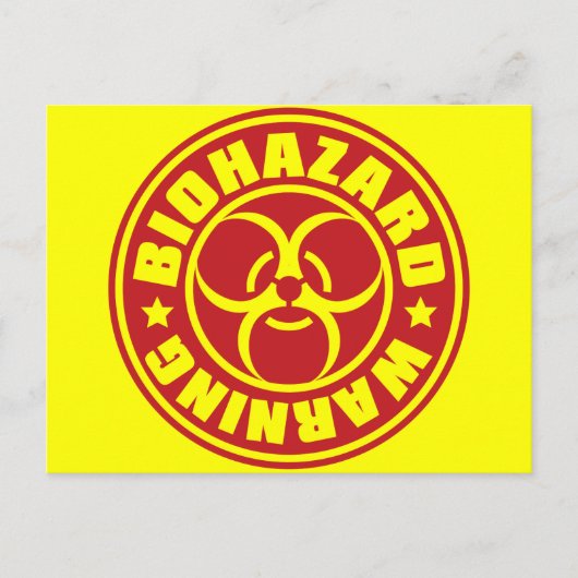 CARTE POSTALE BIOHAZARD (Devant)