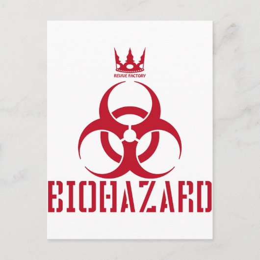 CARTE POSTALE BIOHAZARD(赤) (Devant)