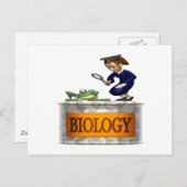 Carte Postale Biologie (Devant / Derrière)