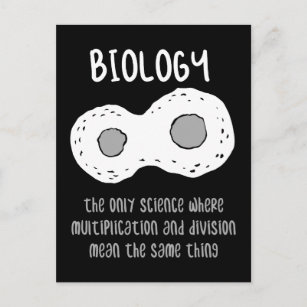 Carte Postale Biologie - Biologie Le seul cadeau scientifique