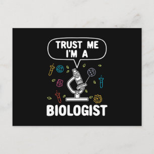 Carte Postale Biologie Biologiste Cadeau