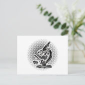 Carte Postale Biologiste | Idée cadeau d'étude de biologie micro (Debout devant)