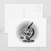 Carte Postale Biologiste | Idée cadeau d'étude de biologie micro (Devant / Derrière)