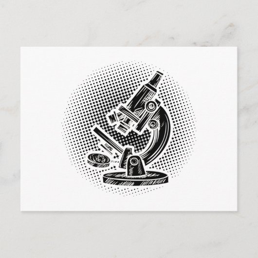 Carte Postale Biologiste | Idée cadeau d'étude de biologie micro (Devant)
