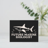 Carte Postale Biologiste marin futur (Debout devant)