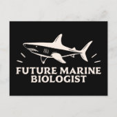 Carte Postale Biologiste marin futur (Devant)