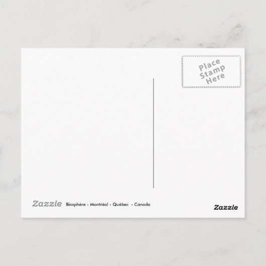 Carte Postale Biosphère (Dos)