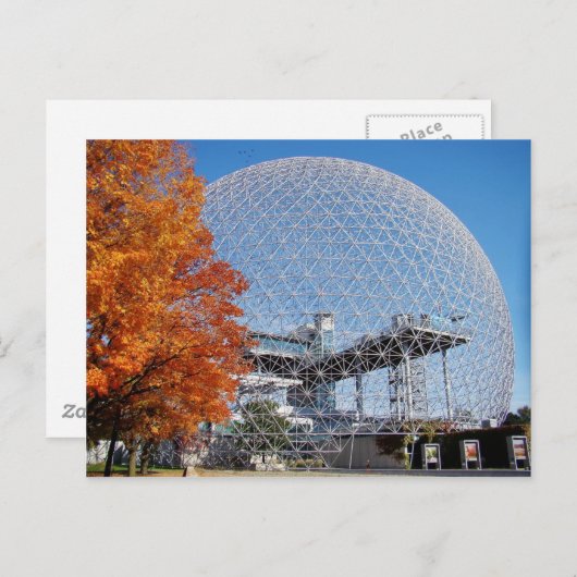 Carte Postale Biosphère Montréal (Devant / Derrière)
